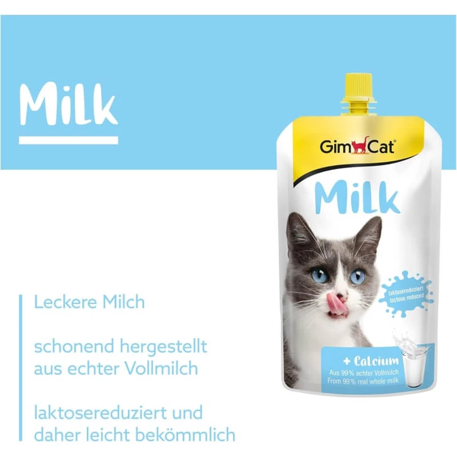Gimborn Gimcat vloeibare melk - aanvullend diervoeder voor volwassen katten 200 ml