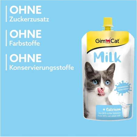 Gimborn Gimcat vloeibare melk - aanvullend diervoeder voor volwassen katten 200 ml
