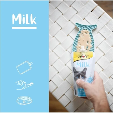 Gimborn Gimcat vloeibare melk - aanvullend diervoeder voor volwassen katten 200 ml