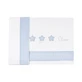 Picci Dream Collection - complete set for cradle and baby carriage - 2 sheets + 1 pillowcase - light blue