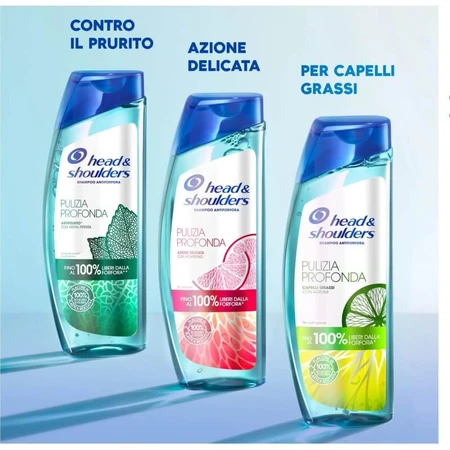 Head &amp; shoulders Deep cleaning - shampoo for oily hair 250 ml