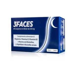 3faces 40 comprimidos - suplemento para el sistema musculoesquelético