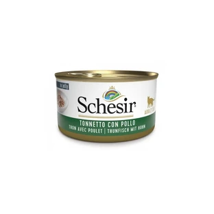 Schesir Thon avec poulet - nourriture humide pour chats 85 gr.
