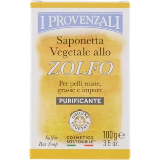 I provenzali sulfur - purifying soap bar for oily and impure skin 100 gr