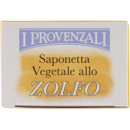 I provenzali sulfur - purifying soap bar for oily and impure skin 100 gr