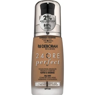 Deborah 24ore perfect spf 20 - base de maquillaje fluida - no. 06 caramelo