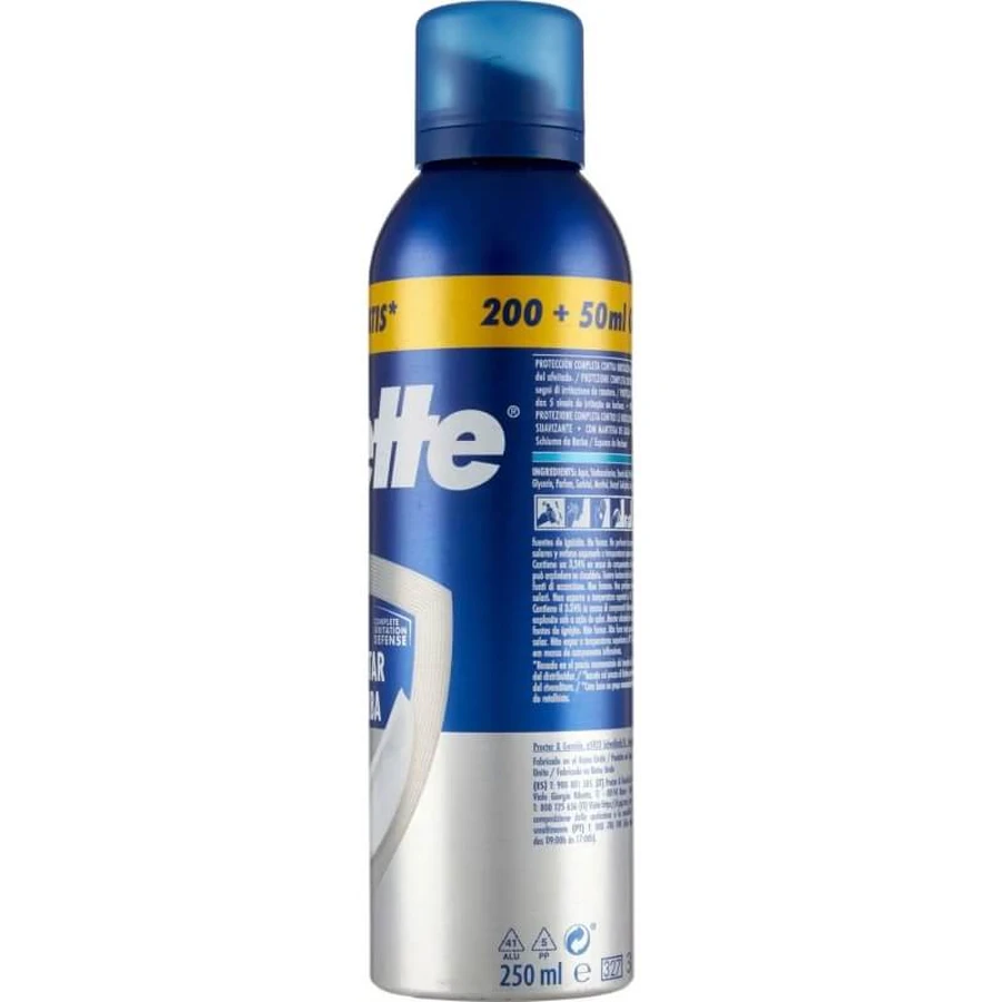 Gillette series - scheerschuim met cacaoboter 250 ml