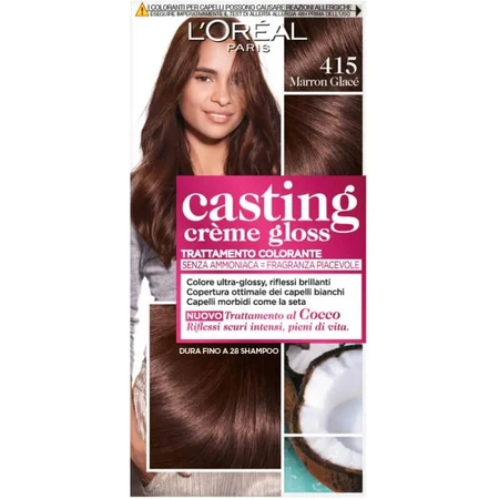L'oreal paris hair dye casting creme gloss without ammonia n415 maron glace'