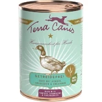Terra canis Pato sin cereales con calabaza, fresa y saúco - comida húmeda completa para perros adultos 400 gr.