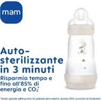 Mam Easy start anti-colic - Babyflasche 0m+ Silikonsauger 130 ml rosa