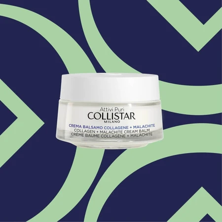 Collistar pure active - collageen + malachiet balsem gezichtscrème 50 ml