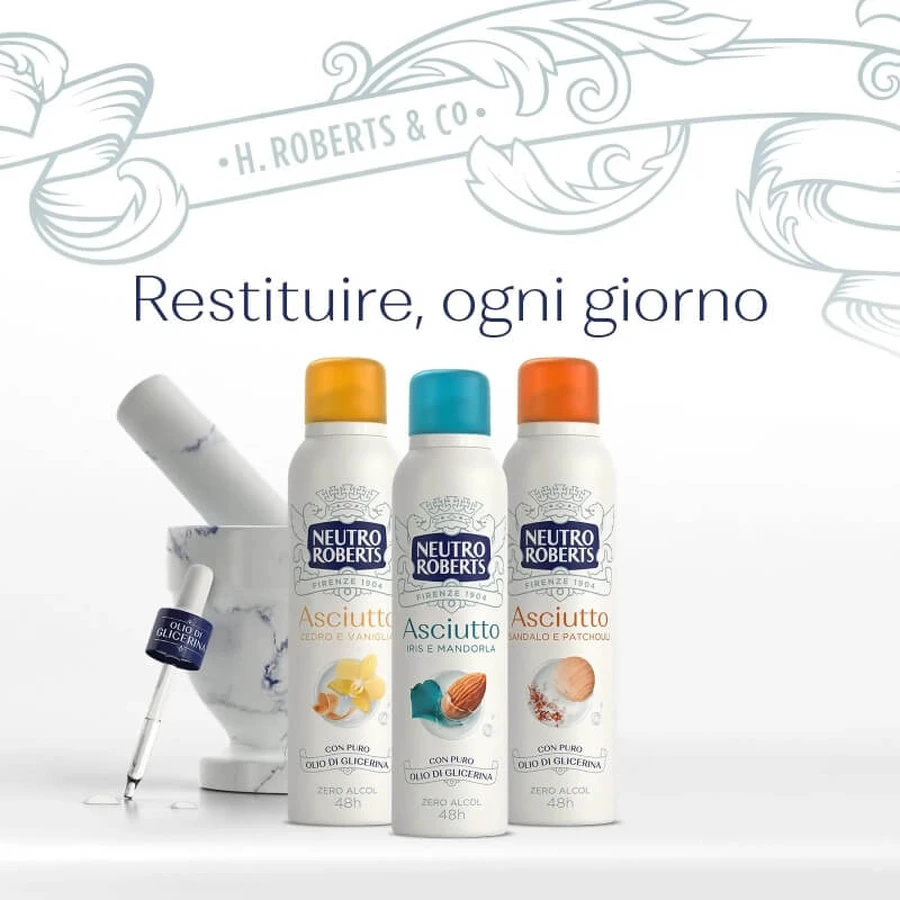 Neutro roberts Sándalo seco y pachulí - desodorante spray 150 ml