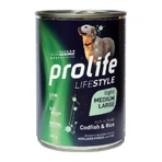 Prolife Lifestyle adult light bacalao &amp; arroz - alimento completo para perro adulto light m/l 400 gr.