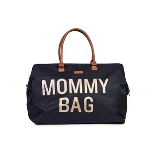 Childhome Mamma tas - reistas met swaddle - zwart en goud