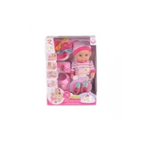 Moni handelspop met accessoires - voedt drinkt en plast 3+