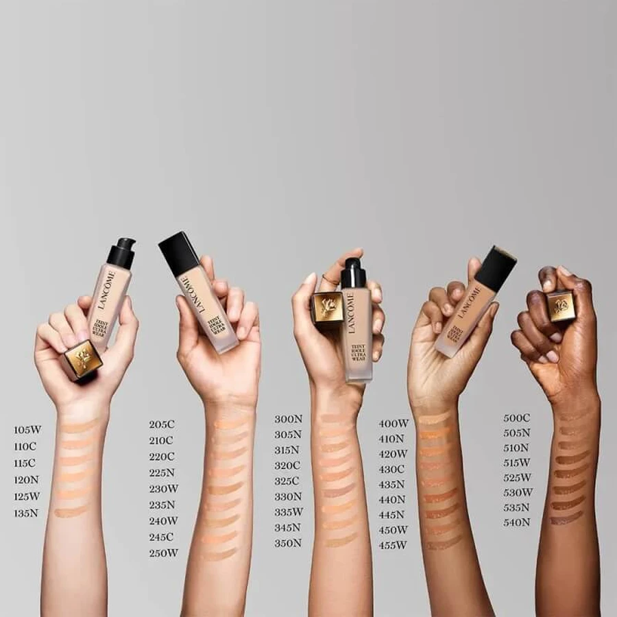 Lancome teint idole ultra wear - fondo de maquillaje líquido efecto segunda piel - no 345n