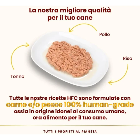 Almo nature Hfc natural Thunfisch und Huhn - Hundefutter für Erwachsene 290 gr