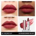 Givenchy Le rouge sheer velvet - matte lipstick no. 39 rouge grenat
