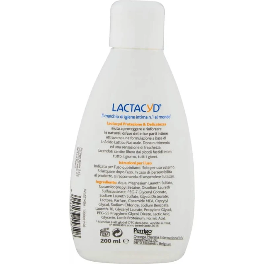 Lactacyd Protection &amp; gentleness - intimate cleanser for all skin types 200 ml