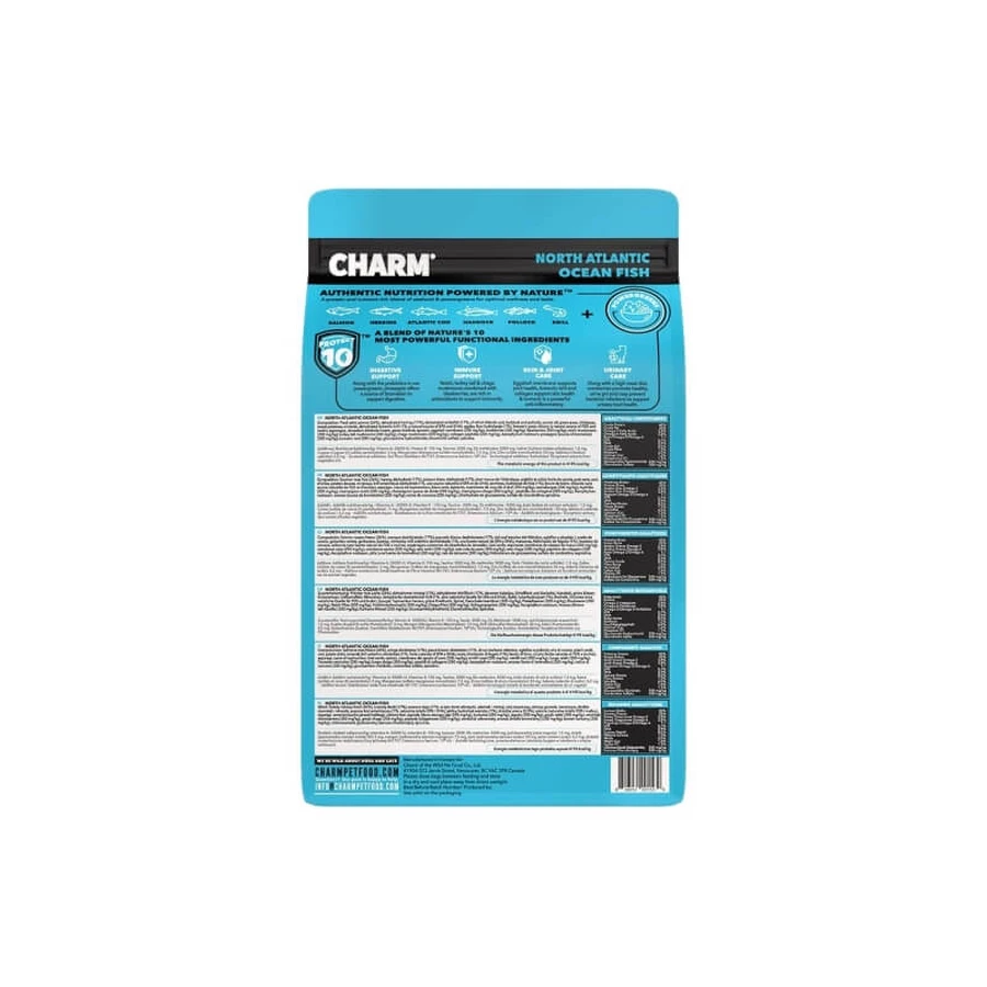 Charm North atlantic ocean fish - dry cat food 340 gr
