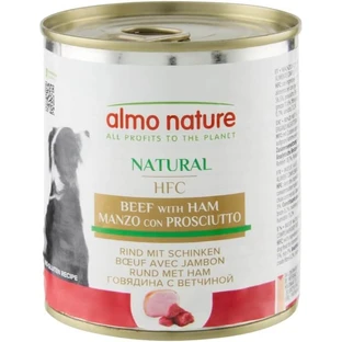 Almo nature Hfc cuisine rundvlees met ham - natvoer voor volwassen honden 290 gr