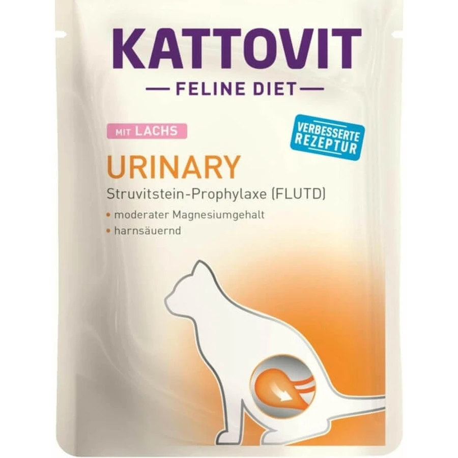 Kattovit Urinary salmon - natvoer voor katten met neiging tot struvietstenen 85 gr