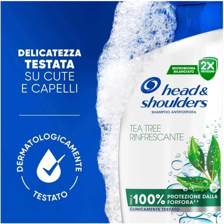 Hoofd &amp; schouders Tea tree verfrissende - anti-roos shampoo 250 ml