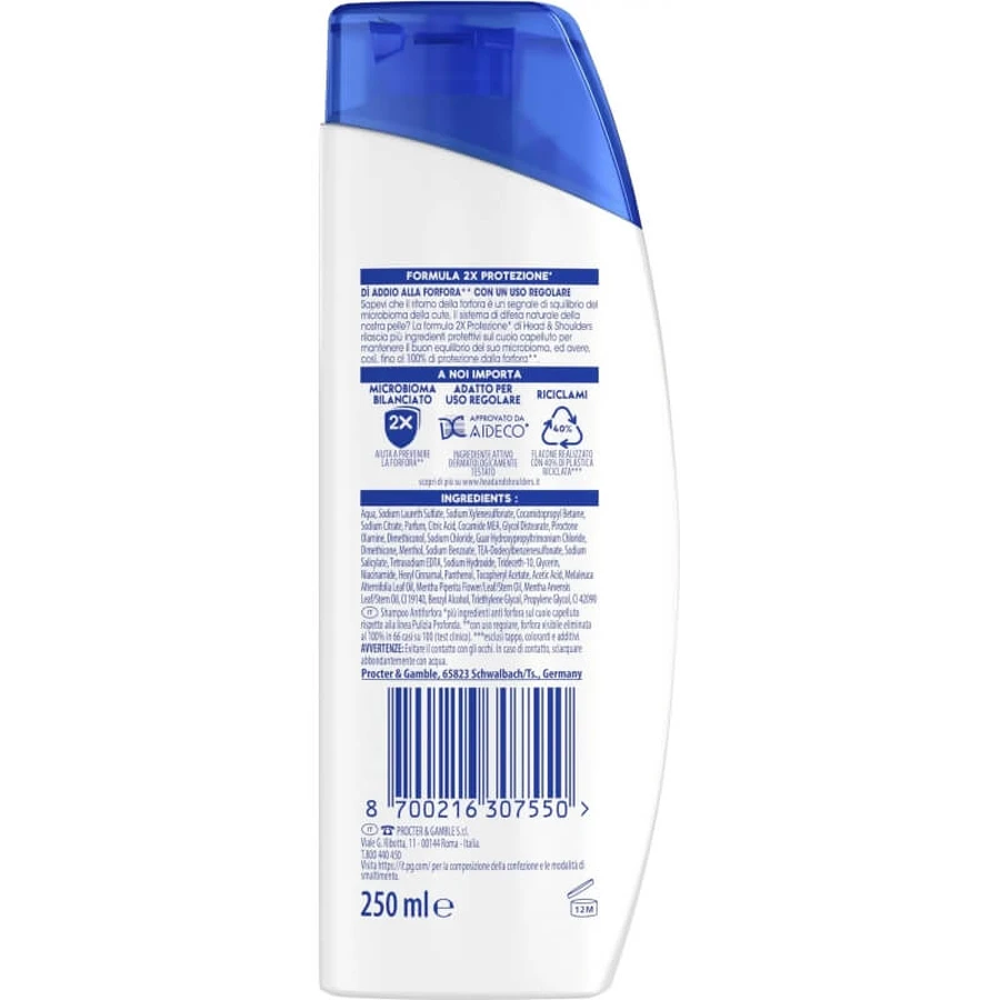 Hoofd &amp; schouders Tea tree verfrissende - anti-roos shampoo 250 ml