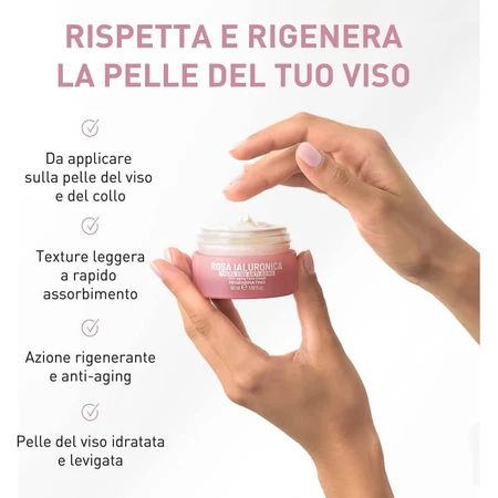 Equilibra rosa hialurónico - crema facial antiedad 50 ml