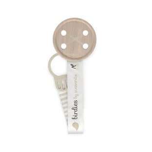 Suavinex birdies - attache-sucette en tissu neutre