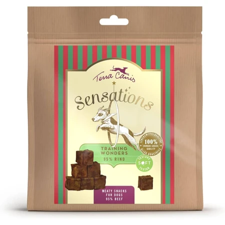 Terra canis Sensations Trainingswunder Rindfleisch - Hundesnacks für das Training 90 gr