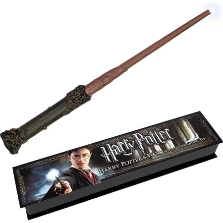 Noble collection harry potter magic wand with glowing tip