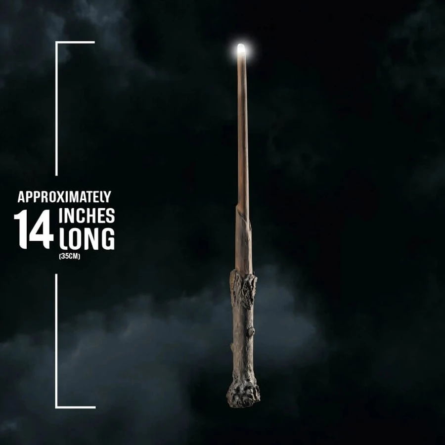 Noble collection harry potter magic wand with glowing tip