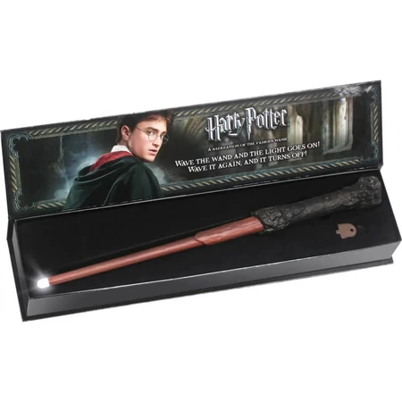 Noble collection harry potter magic wand with glowing tip
