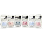 Suavinex soother fusion physiological latex teat 2-4 months assorted colors