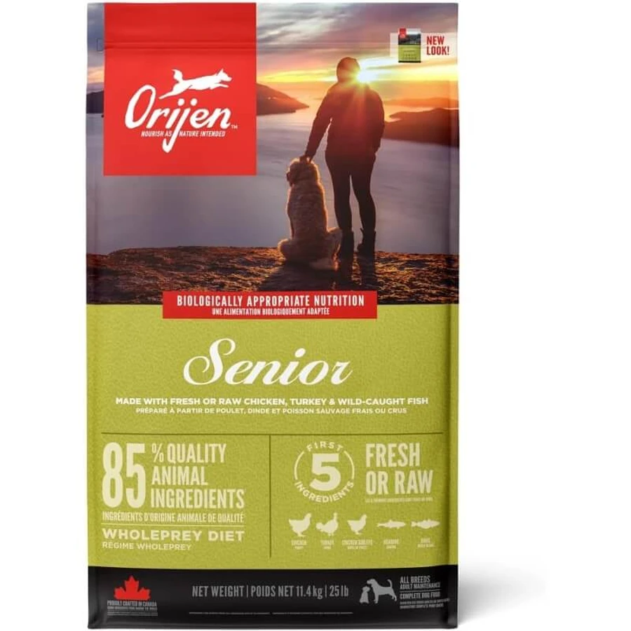 Orijen Senior - complete voeding voor volwassen honden van alle groottes 11.4 kg