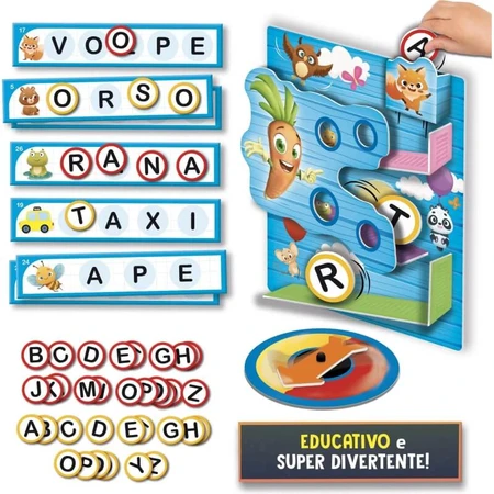 Lisciani Carotina happy pinball 97098 - Lernspiel für Kinder von 3-6 Jahren