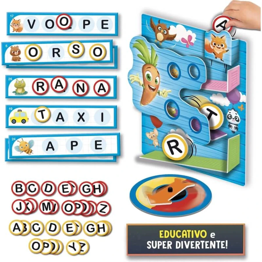 Lisciani Carotina happy pinball 97098 - Lernspiel für Kinder von 3-6 Jahren