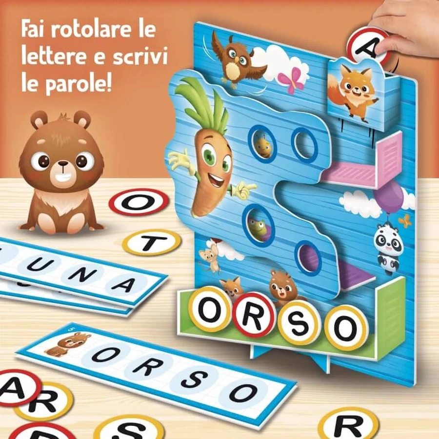 Lisciani Carotina happy pinball 97098 - Lernspiel für Kinder von 3-6 Jahren