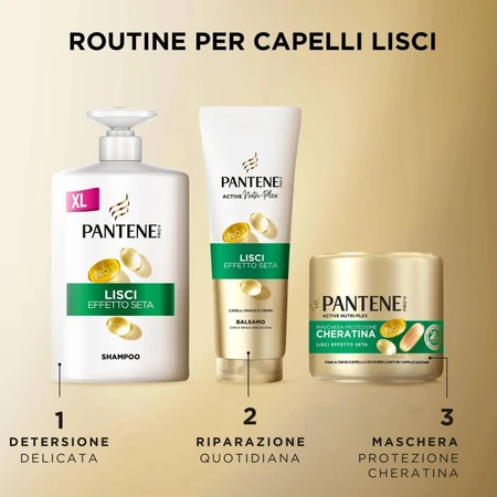 Pantene pro-v active nutri plex - zijdezacht effect conditioner voor dof en pluizig haar 200 ml