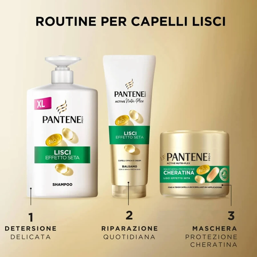 Pantene pro-v active nutri plex - zijdezacht effect conditioner voor dof en pluizig haar 200 ml