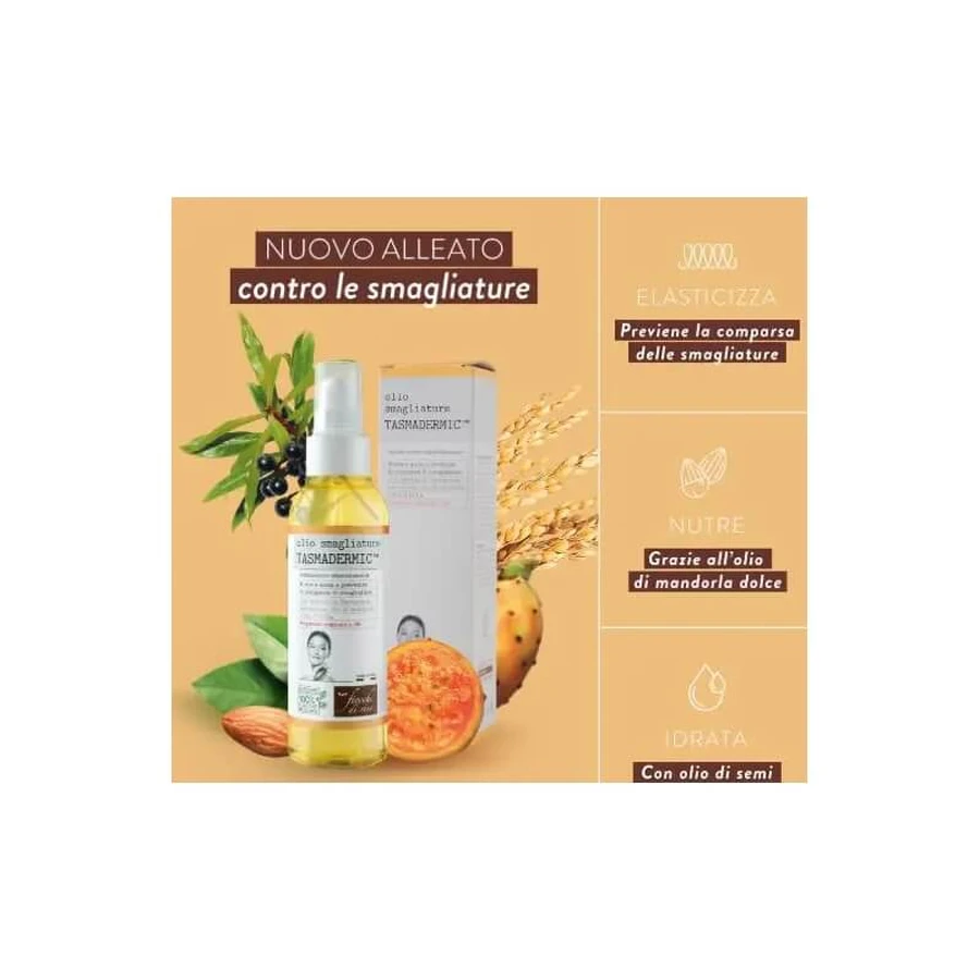 Tasmadermic rijstvlokken - olie voor striae 150 ml