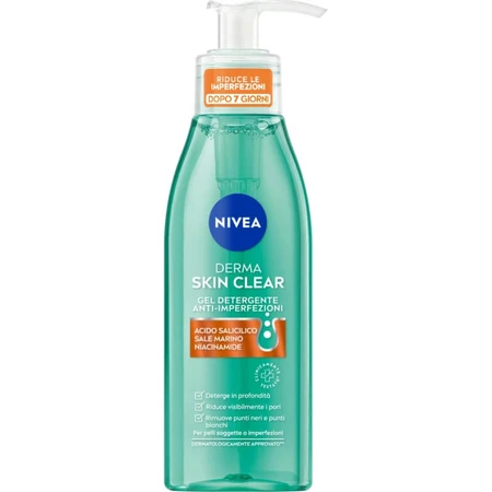 Nivea derma skin clear - anti-imperfection cleansing gel 150 ml