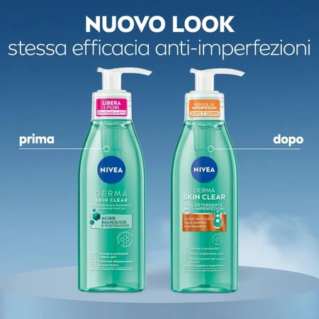 Nivea derma skin clear - anti-imperfection cleansing gel 150 ml