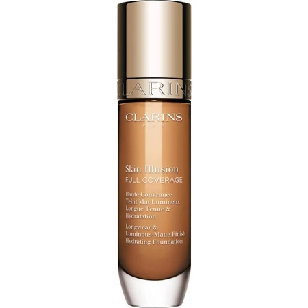 Clarins skin illusion full coverage - fond de teint effet mat lumineux - no. 114n