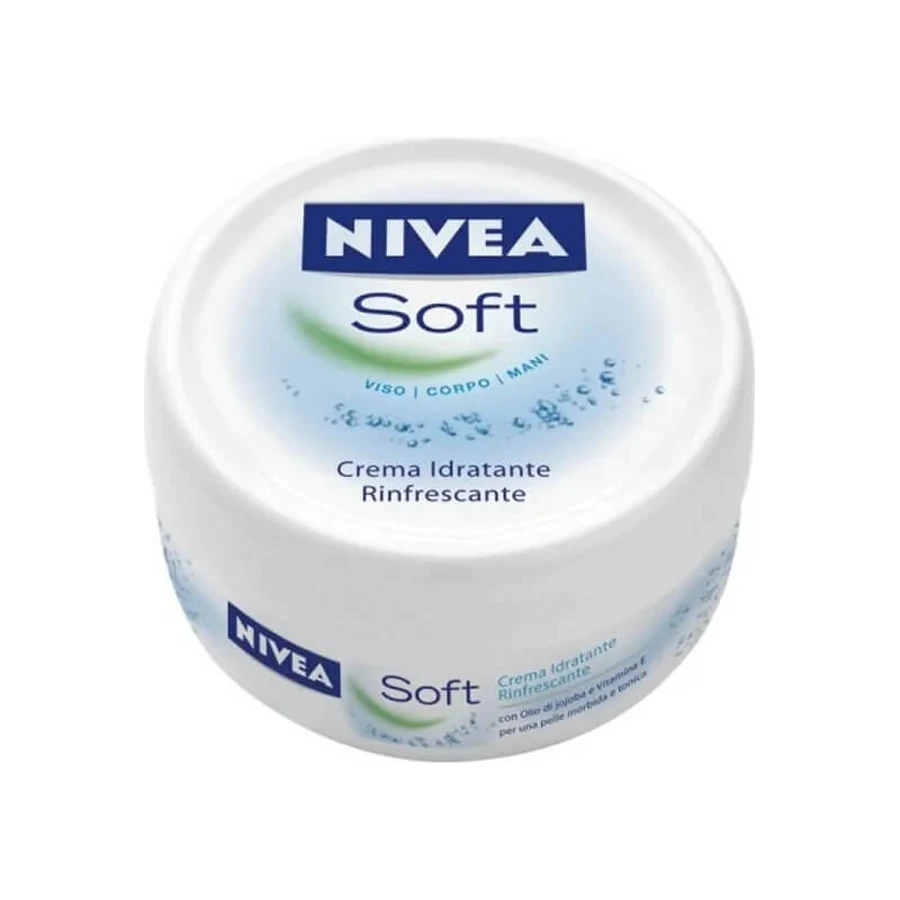 Nivea soft - feuchtigkeitsspendende und erfrischende Creme für Gesicht, Körper und Hände 200 ml