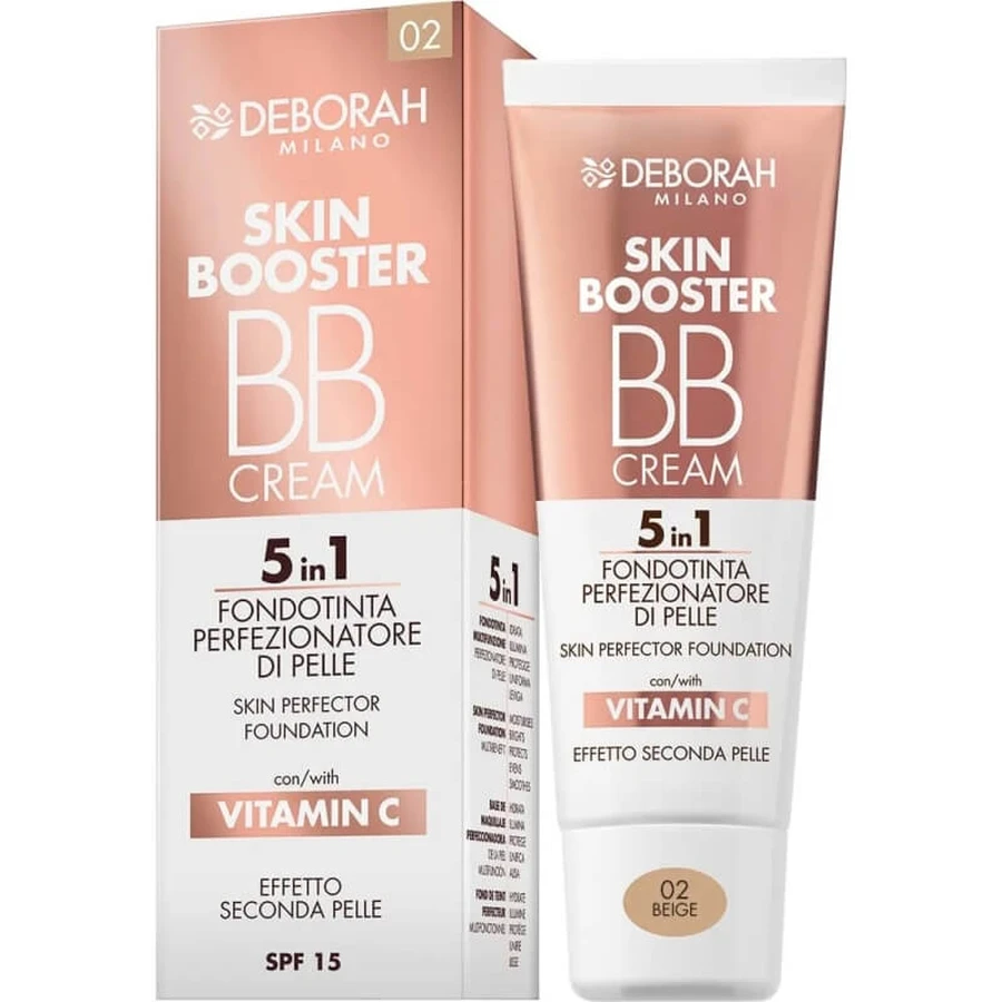 Deborah Skin booster bb cream - perfectionerende foundation nr. 02 beige