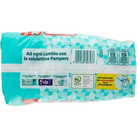 Pampers baby dry panty - 38 couches double pack taille 5 junior 12-18 kg