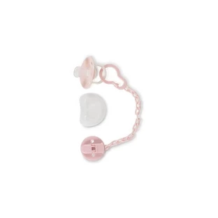 Cangaroo Pacifier with clip star pink - 0m+