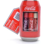 Lip smacker Metal can-shaped box with 6 assorted scents coca-cola lip balms
